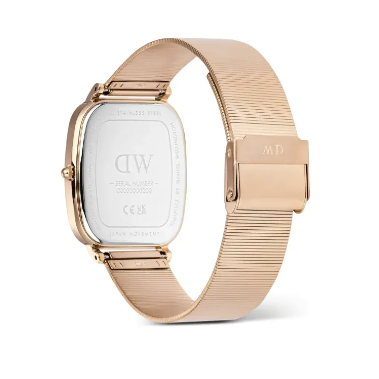 Daniel Wellington - Orologio Marlon Wire Linen Rose Gold