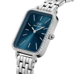 Daniel Wellington - OROLOGIO QUADRO LUMINE BEZEL 5-LINK ARCTIC S