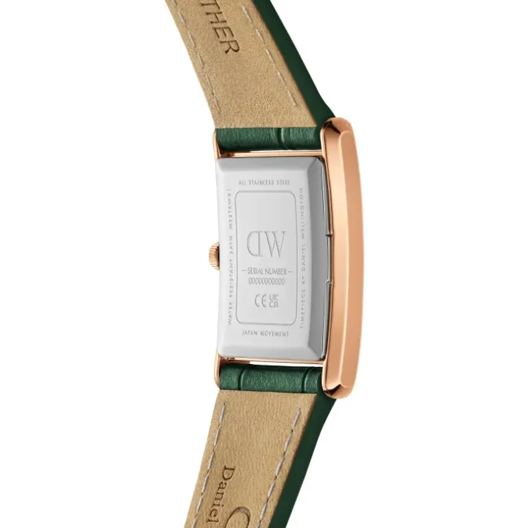 Daniel Wellington - OROLOGIO BOUND CROCODILE EMERALD SUNRAY ROSE GOLD