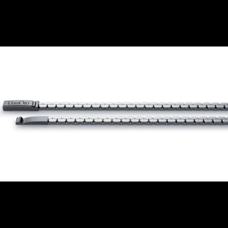 Element - Bracciale Da Uomo Argento Rodiato