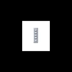 Elements Elemento lettera i in oro bianco e diamanti