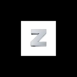 Elements Elemento lettera z in oro bianco