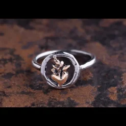 ERES DESIGN - Anello FiloEco Cuore Sacro