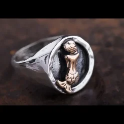 ERES DESIGN - Anello Partenope bicolor