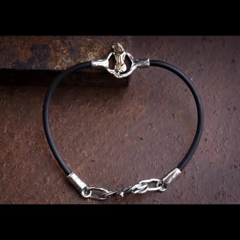 ERES DESIGN - Bracciale caucciu Partenope