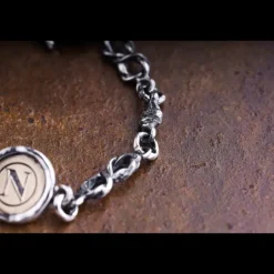 ERES DESIGN - Bracciale Scudetto Rocco piastra N bronzo