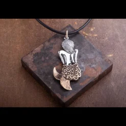 ERES DESIGN - Collana con Ciondolo Partenope bicolor