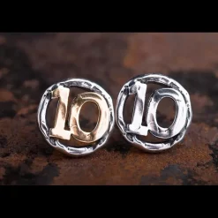 ERES DESIGN - Orecchini Toppetta Maradona - Numero 10 alternati