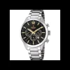FESTINA - OROLOGIO TIMELESS CHRONOGRAPH NERO CINTURINO IN ACCIAIO, UOMO