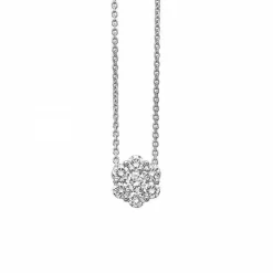 GIORGIO VISCONTI - COLLANA GIROCOLLO IN ORO BIANCO E DIAMANTI