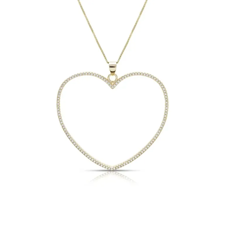 GN GIOIELLI COLLANA CON Cuore Arg 925