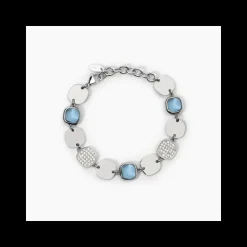 2Jewels - Bracciale in acciaio 316L glass cristalli