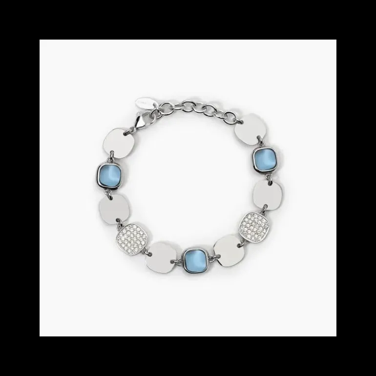 2Jewels - Bracciale in acciaio 316L glass cristalli