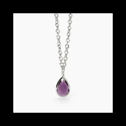 2jewels - Collana donna in acciaio 316L glass viola