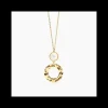 2jewels - Collana in acciaio 316L PVD giallo perle conchiglie