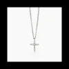 2jewels - Collana uomo croce in acciaio 316L zirconi