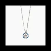 2jewels - Collana uomo in acciaio 316L PVD blu Cristalli