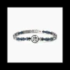 2Jewels - Bracciale in acciaio 316L PVD blu cristalli