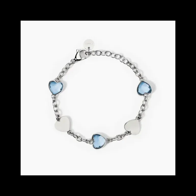2Jewels - Bracciale in acciaio vetro 316L