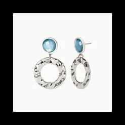 2Jewels - Orecchini in acciaio 316L vetro madreperla