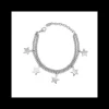 2JEWELS - Bracciale in acciaio con stelle pendenti