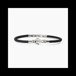 2Jewels - Bracciale in acciaio 316L silicone cristalli