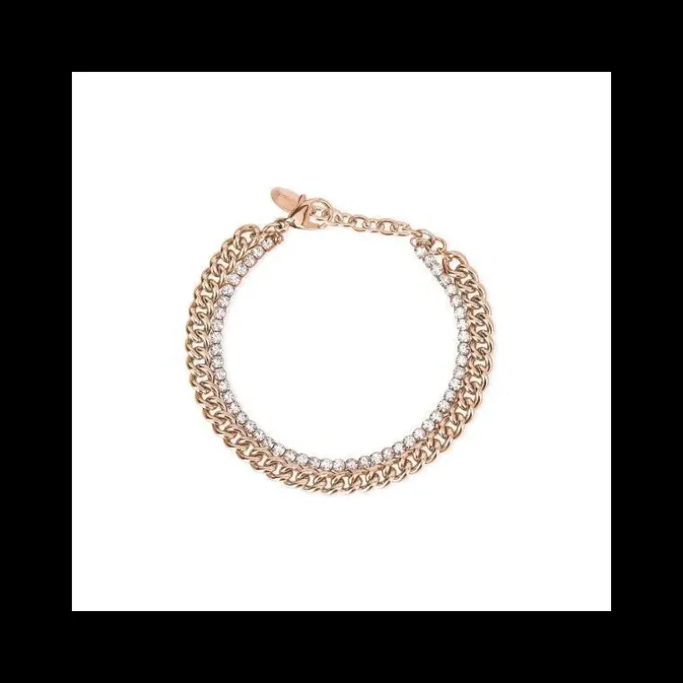 2JEWELS - BRACCIALE IN ACCIAIO 2 CATENE