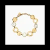 2Jewels - Bracciale in acciaio 316L PVD giallo perle conchiglie