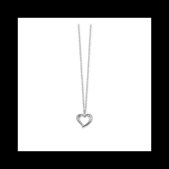 2JEWELS - COLLANA IN ACCIAIO CON CIONDOLO CUORE E CRISTALLI