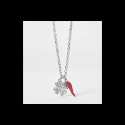 2Jewels - Collana Girocollo in acciaio 316L smalto cristalli