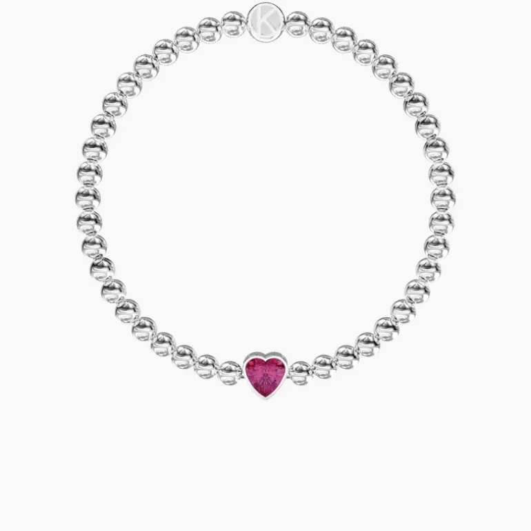 Kidult - Bracciale elastico con tormalina sintetica