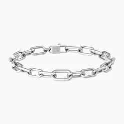 Kidult - Bracciale in acciaio maglia larga