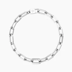 Kidult - Bracciale in acciaio maglia larga