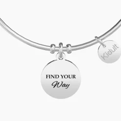 Kidult - Bracciale in acciaio 316L cristalli