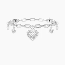 Kidult - Bracciale regolabile con ciondolo cuore
