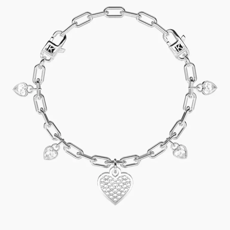 Kidult - Bracciale regolabile con ciondolo cuore