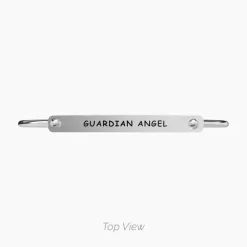 Kidult - Bracciale rigido con ciondolo angelo