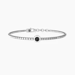 Kidult - Bracciale uomo con catena e cristalli UNICITÀ