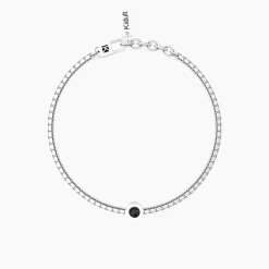 Kidult - Bracciale uomo con catena e cristalli UNICITÀ