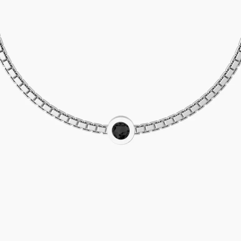 Kidult - Bracciale uomo con catena e cristalli UNICITÀ