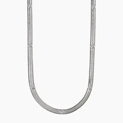 Kidult - Collana Girocollo con cristalli bianchi STYLE 04