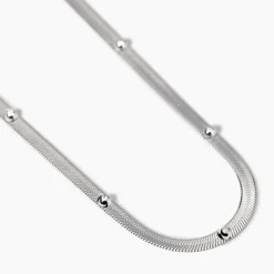 Kidult - Collana Girocollo con cristalli bianchi STYLE 04