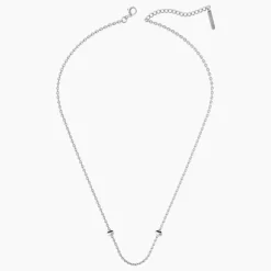 Kidult - Collana girocollo in acciaio con catena forzatina