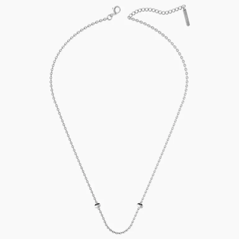 Kidult - Collana girocollo in acciaio con catena forzatina