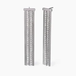 KIDULT - Orecchini con catena e tennis STYLE 02