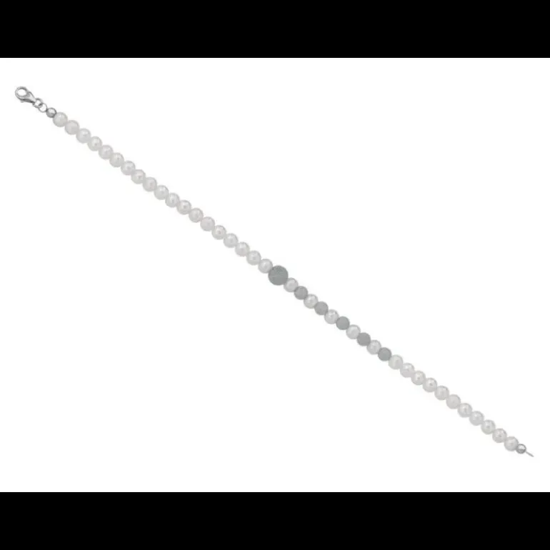 Kioto Bracciale Filo In Perle Satinato