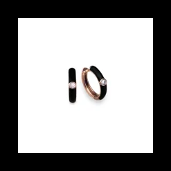 LABRIORO - ORECCHINI EASY CHIC NERO