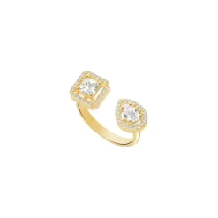 Laura P. - Anello con pietre taglio goccia e princess