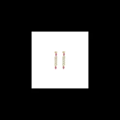 Laura P. - ORECCHINI GROUMETTE E PIETRE ROSA TAGLIO NAVETTE