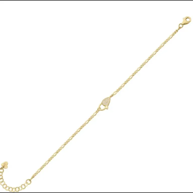 Lauren P. - Bracciale con moschettone a cuore